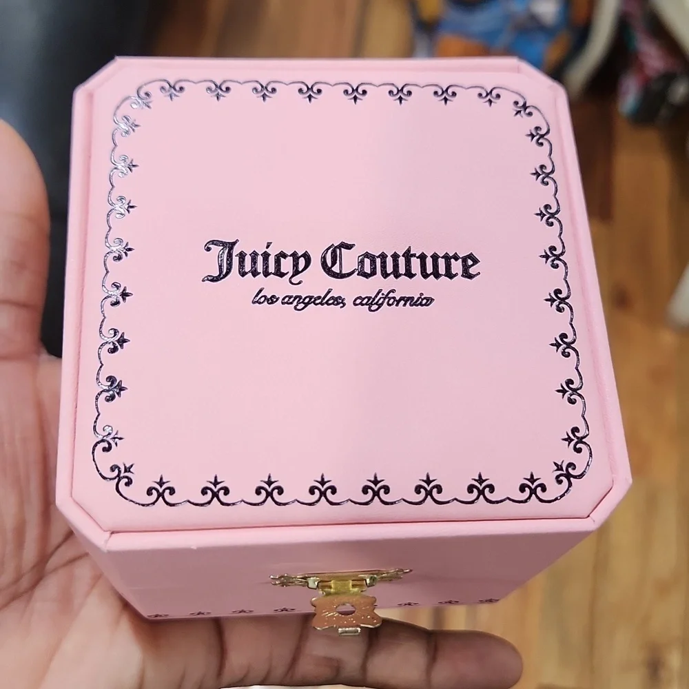 🩷▪️JUICY COUTURE ▪️RHINESTONE FUSHIA GOLD WATCH